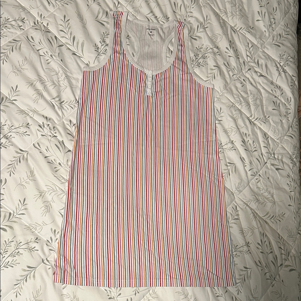 Roller Rabbit Striped Nightgown size medium new without tags!